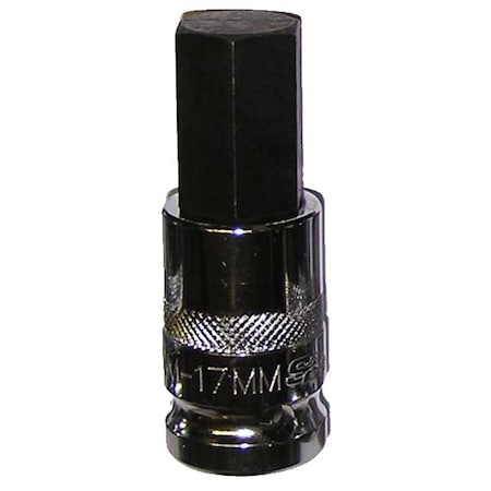 Vim Tools 1/2 in. Drive 17mm Hex Bit HM-17MM